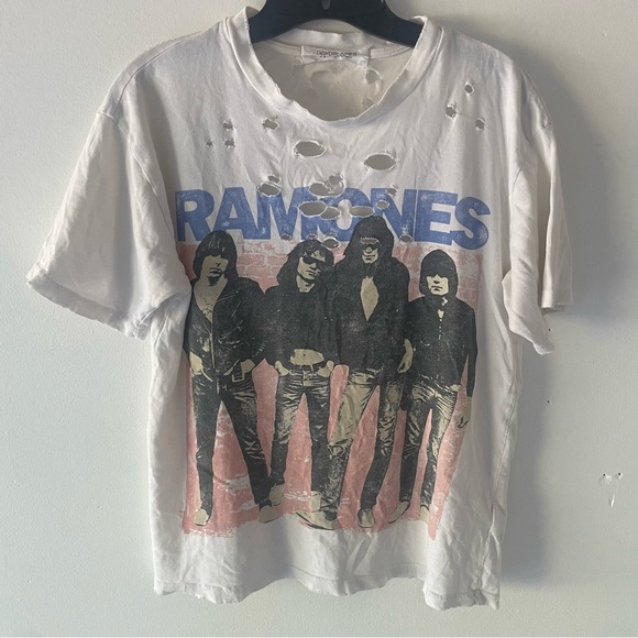 Daydreamer Free People Vintage The Ramones Self Titled Weekend Tee 37456 - Picture 2 of 8